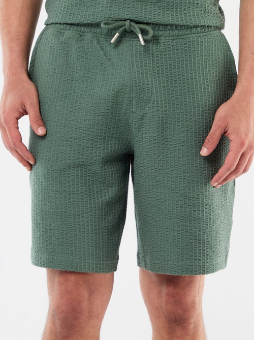Bermuda in maglia pesante tinta unita - Kiabi