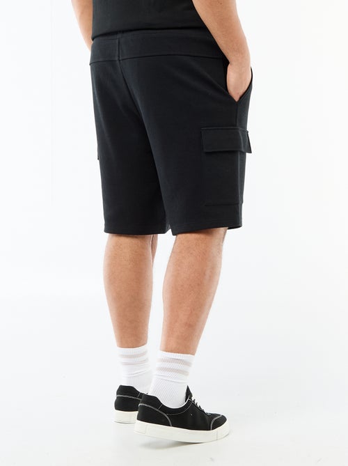 Bermuda in maglia piqué con tasche a patta - Kiabi