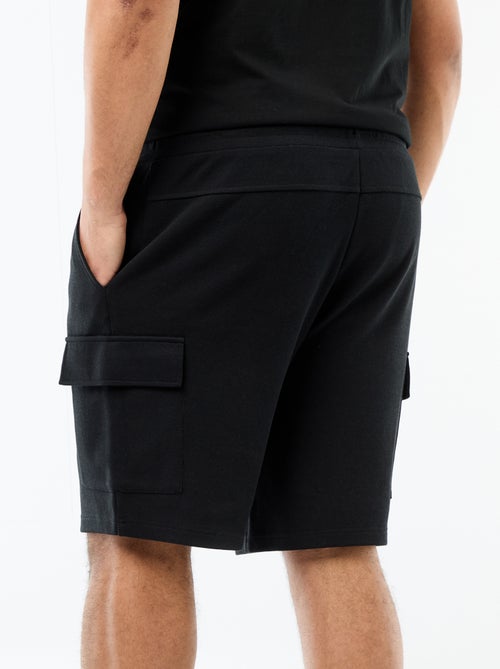 Bermuda in maglia piqué con tasche a patta - Kiabi