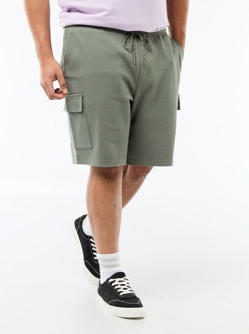 Bermuda in maglia piqué con tasche a patta - Kiabi Bermuda in maglia piqué con tasche a patta - Kiabi