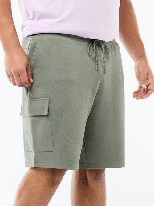 Bermuda in maglia piqué con tasche a patta - Kiabi Bermuda in maglia piqué con tasche a patta - Kiabi