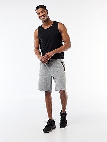 Bermuda in maglia piqué stile sportivo