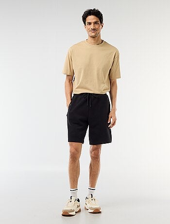 Bermuda in maglia piqué stile sportivo