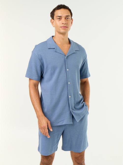 Bermuda in maglia waffle - Kiabi