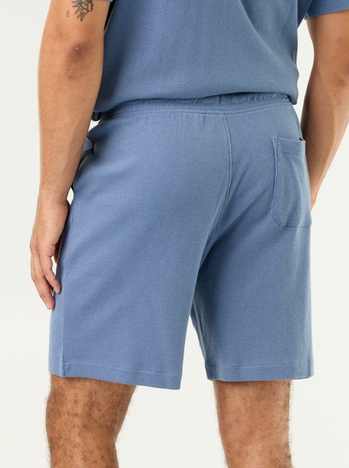 Bermuda in maglia waffle - Kiabi