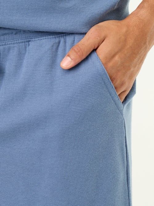 Bermuda in maglia waffle - Kiabi