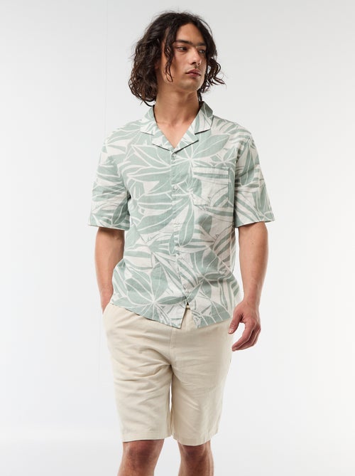 Bermuda in misto lino - Kiabi