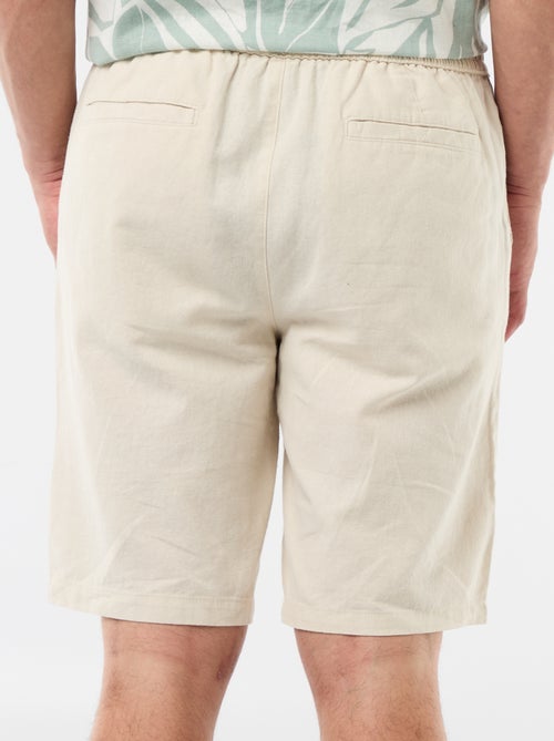 Bermuda in misto lino - Kiabi