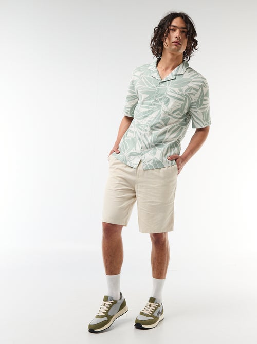 Bermuda in misto lino - Kiabi