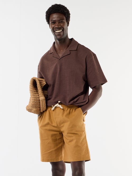 Bermuda in misto lino - Kiabi