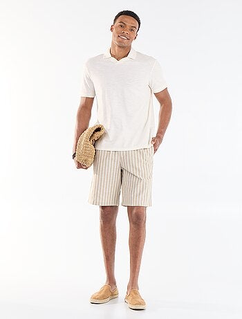 Bermuda in misto lino