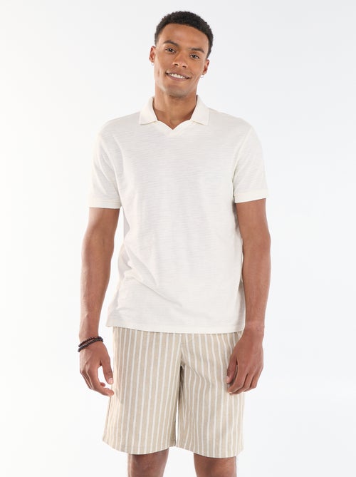 Bermuda in misto lino - Kiabi