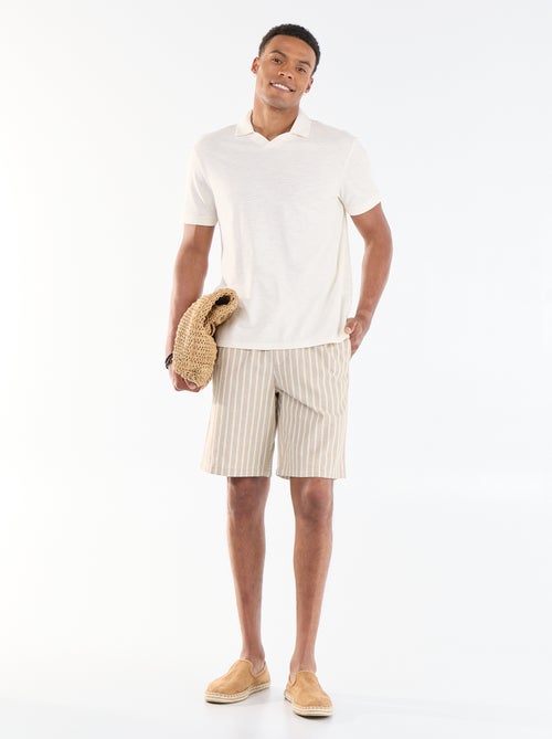Bermuda in misto lino - Kiabi