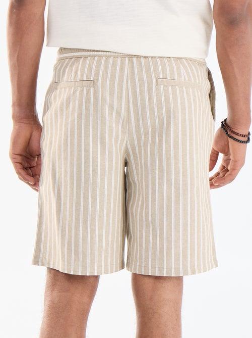Bermuda in misto lino - Kiabi
