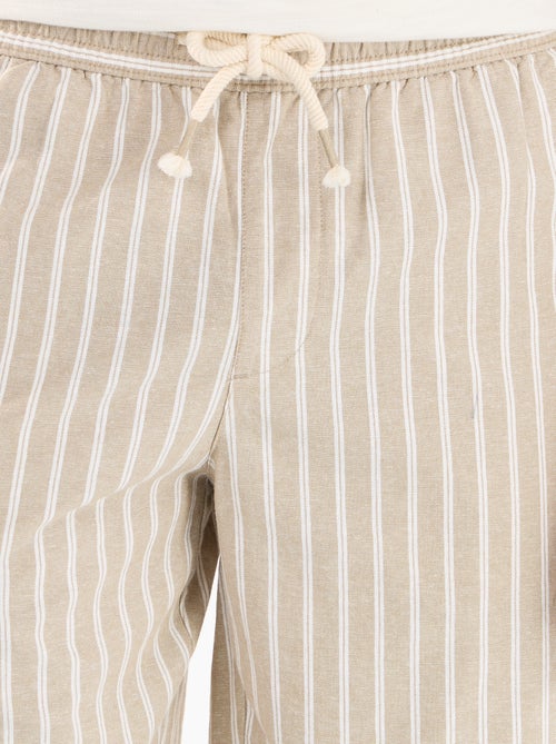 Bermuda in misto lino - Kiabi