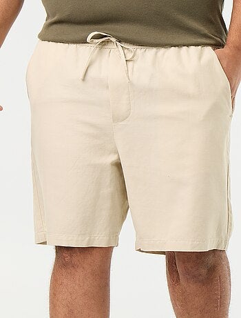 Bermuda in misto lino