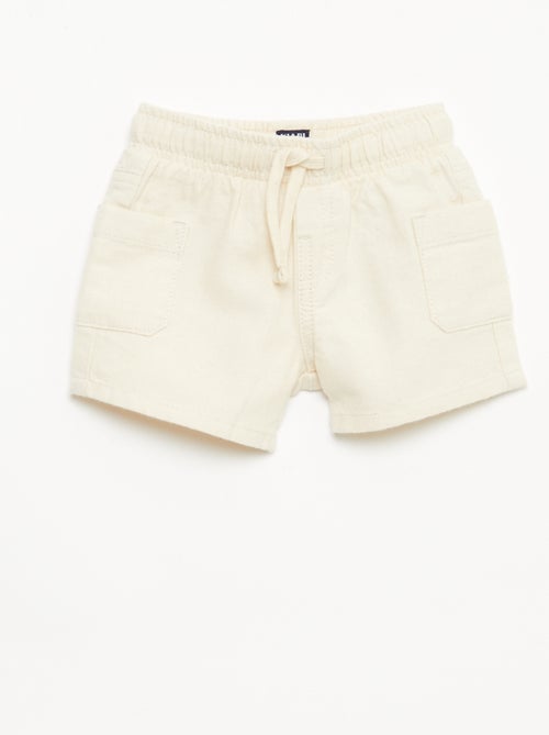 Bermuda in misto lino - Kiabi