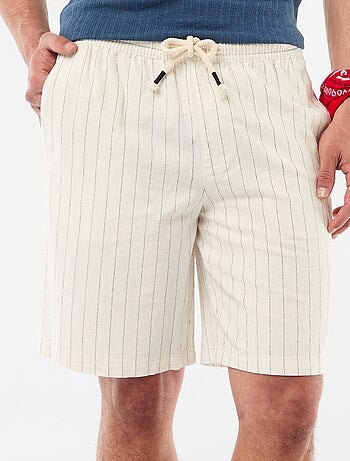 Bermuda in misto lino
