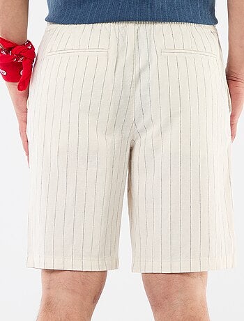 Bermuda in misto lino