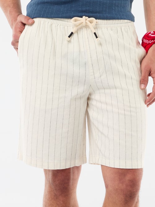 Bermuda in misto lino - Kiabi