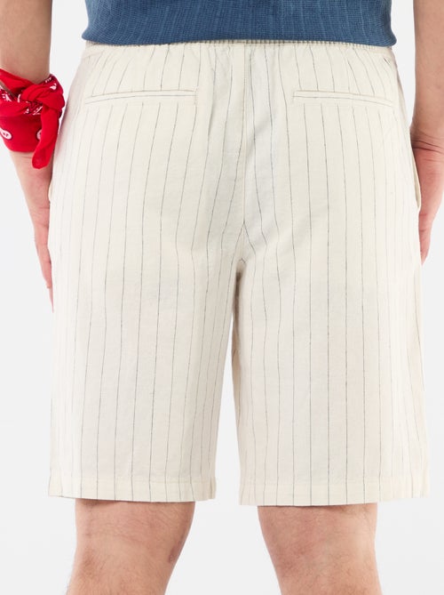 Bermuda in misto lino - Kiabi