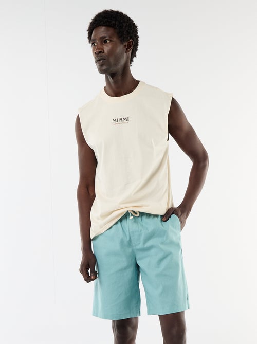 Bermuda in misto lino - Kiabi