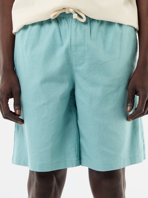 Bermuda in misto lino - Kiabi