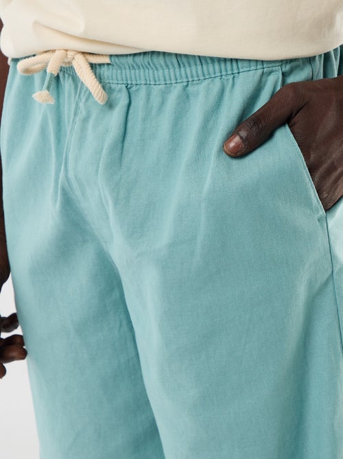 Bermuda in misto lino - Kiabi