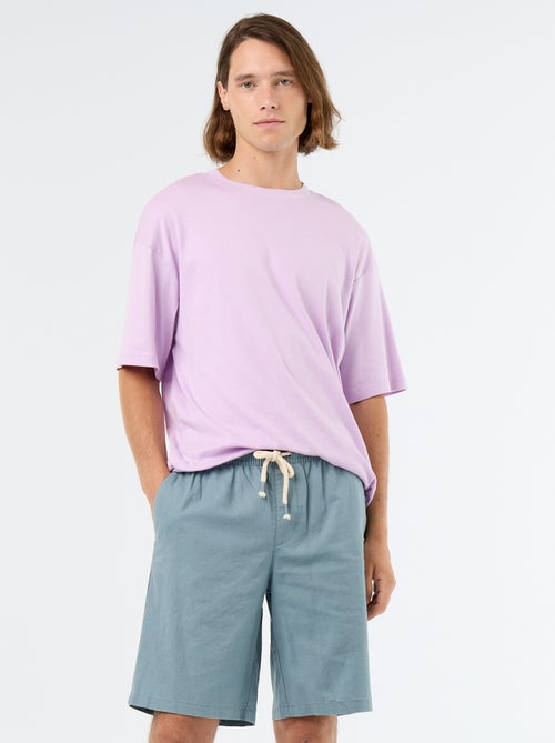 Bermuda in misto lino - Kiabi
