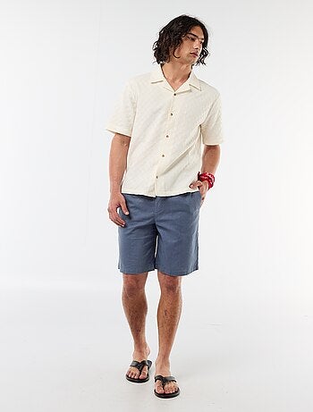 Bermuda in misto lino