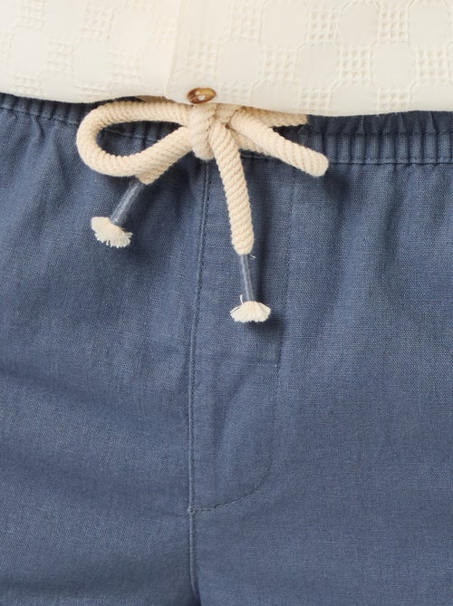 Bermuda in misto lino - Kiabi