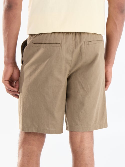 Bermuda in misto lino - Kiabi