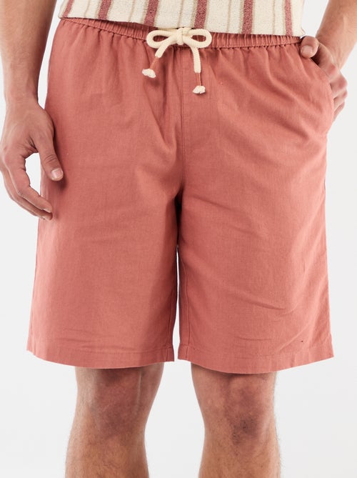 Bermuda in misto lino - Kiabi