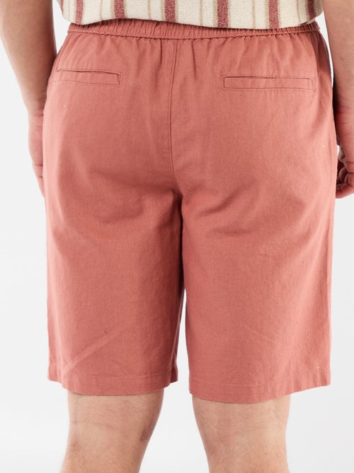 Bermuda in misto lino - Kiabi