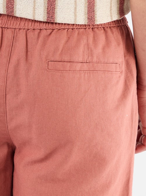 Bermuda in misto lino - Kiabi