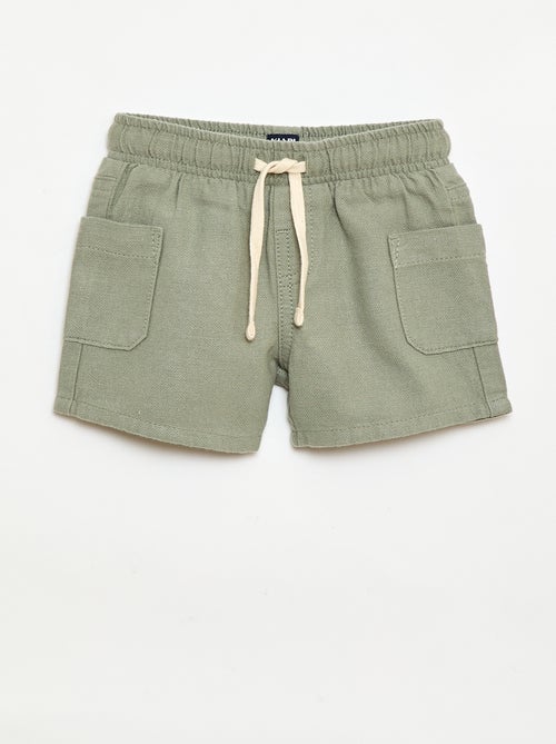 Bermuda in misto lino - Kiabi