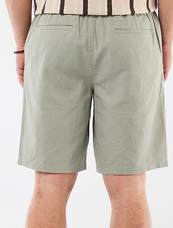 Bermuda in misto lino
