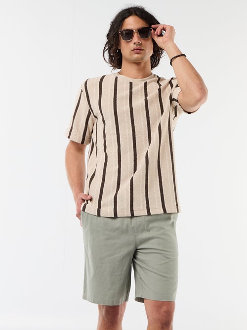 Bermuda in misto lino - Kiabi