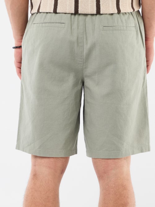 Bermuda in misto lino - Kiabi