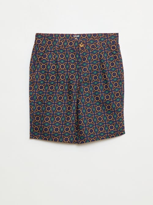 Bermuda in oxford regolabile - Kiabi