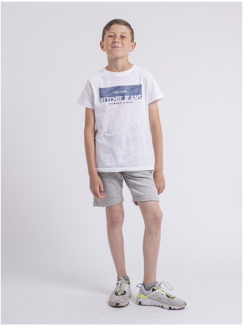 Bermuda in pile BERNY-J Grigio - Kiabi