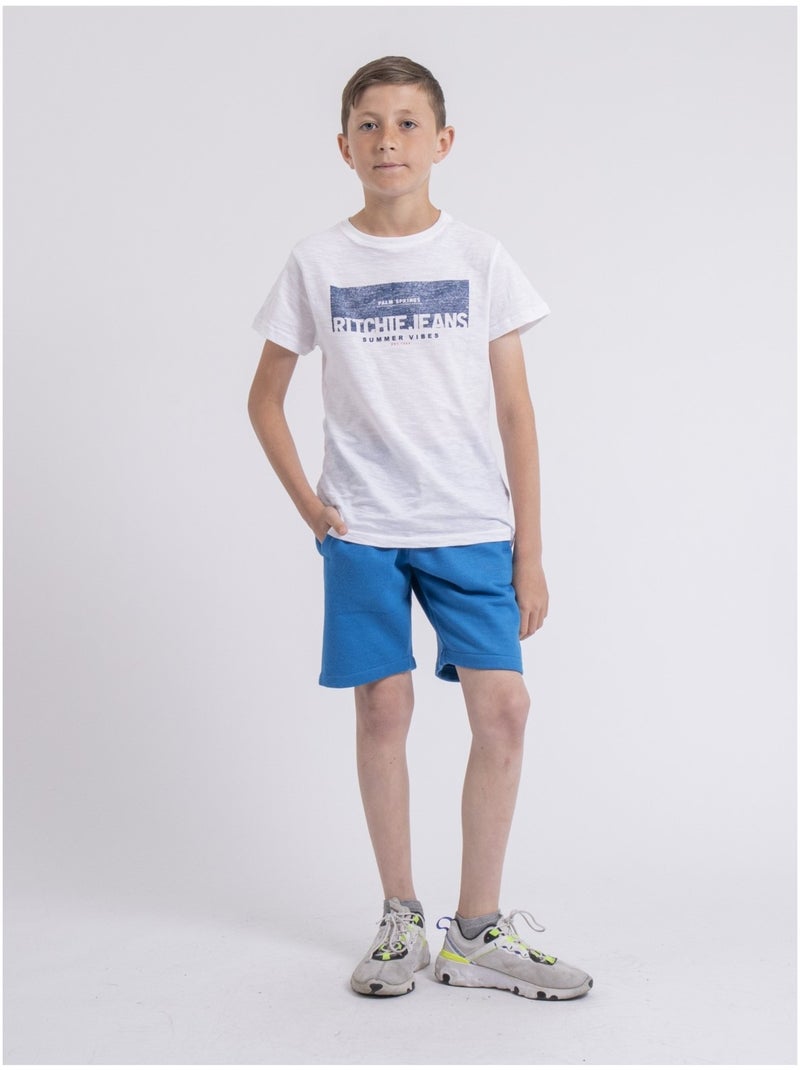 Bermuda in pile BIDMIN-J Blu reale - Kiabi