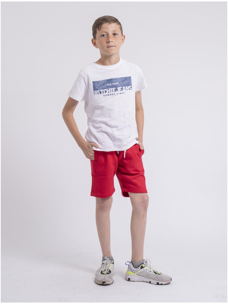 Bermuda in pile BIDMIN-J Rosso - Kiabi