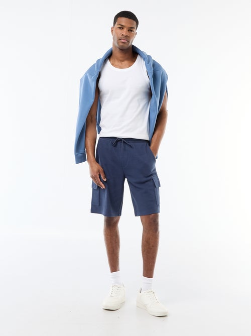 Bermuda in piqué di cotone multitasche - Kiabi