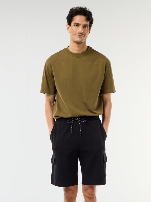 Bermuda in piqué di cotone multitasche - Kiabi