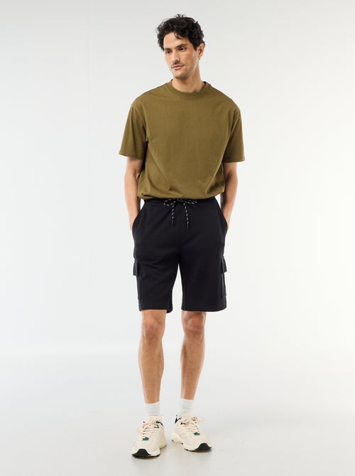 Bermuda in piqué di cotone multitasche - Kiabi