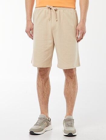Bermuda in tessuto felpato leggero