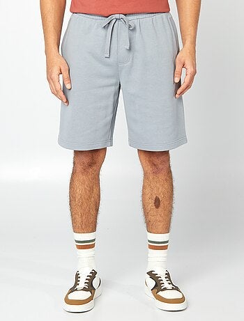 Bermuda in tessuto felpato leggero