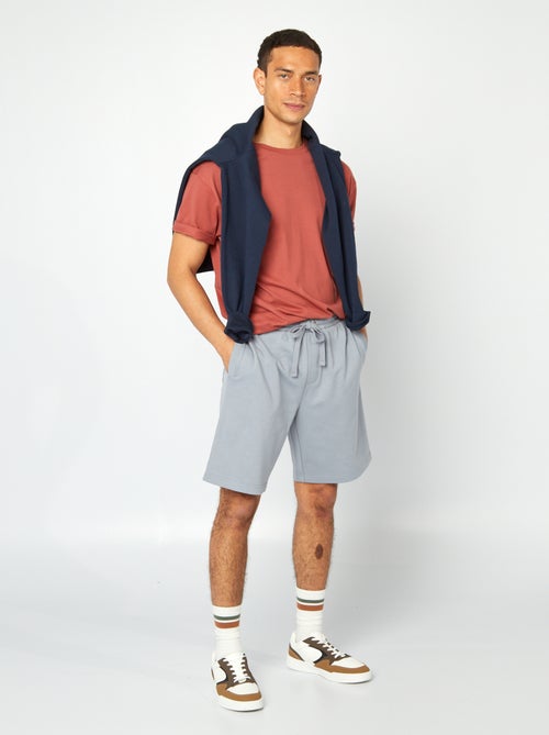 Bermuda in tessuto felpato leggero - Kiabi