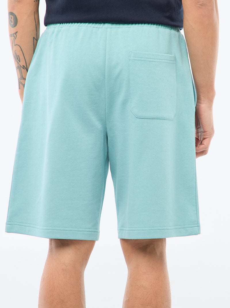 Bermuda in tessuto felpato leggero Blu - Kiabi